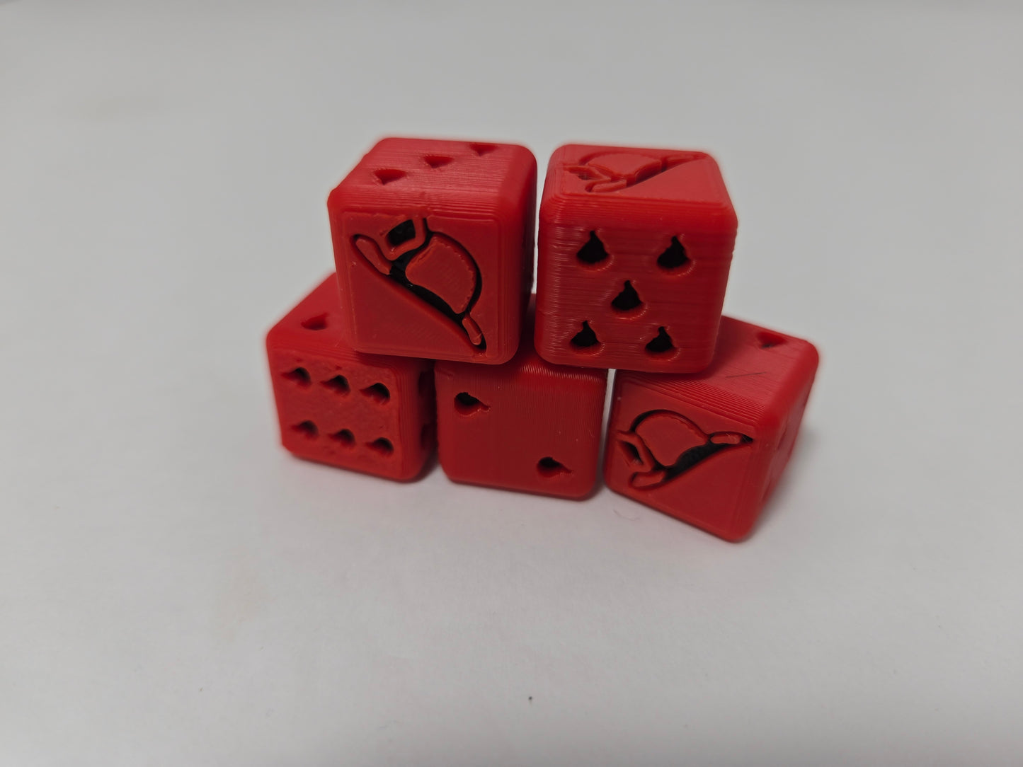 3D Printed Custom Dice