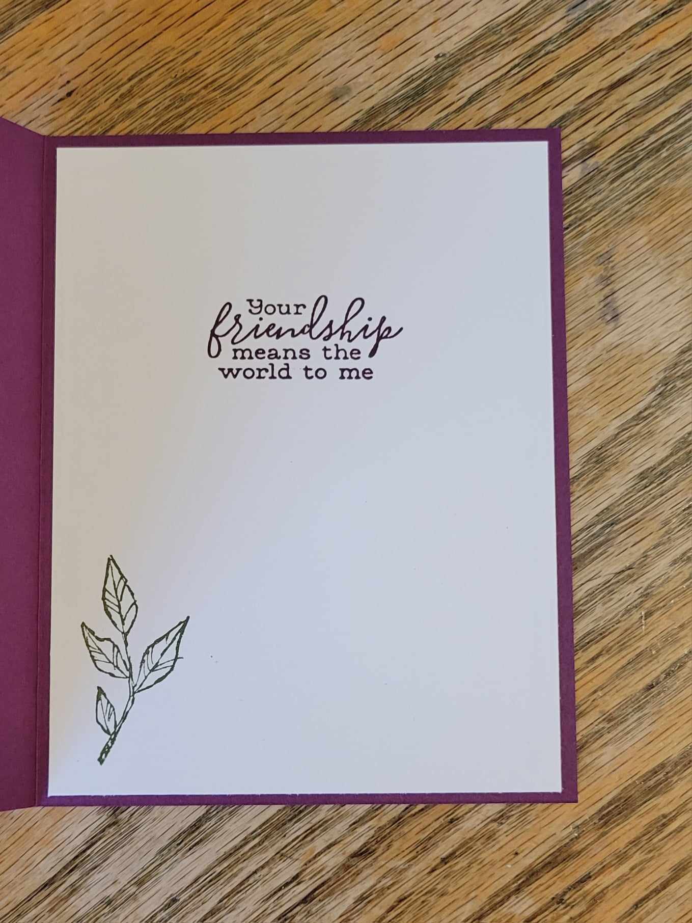 Best friends card