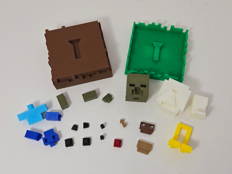 Chicken Jockey Minecraft Figure Kit
