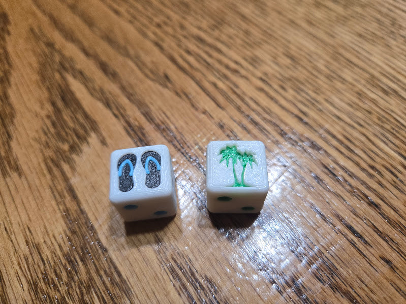 3D Printed Custom Dice