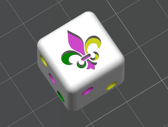 3D Printed Custom Dice