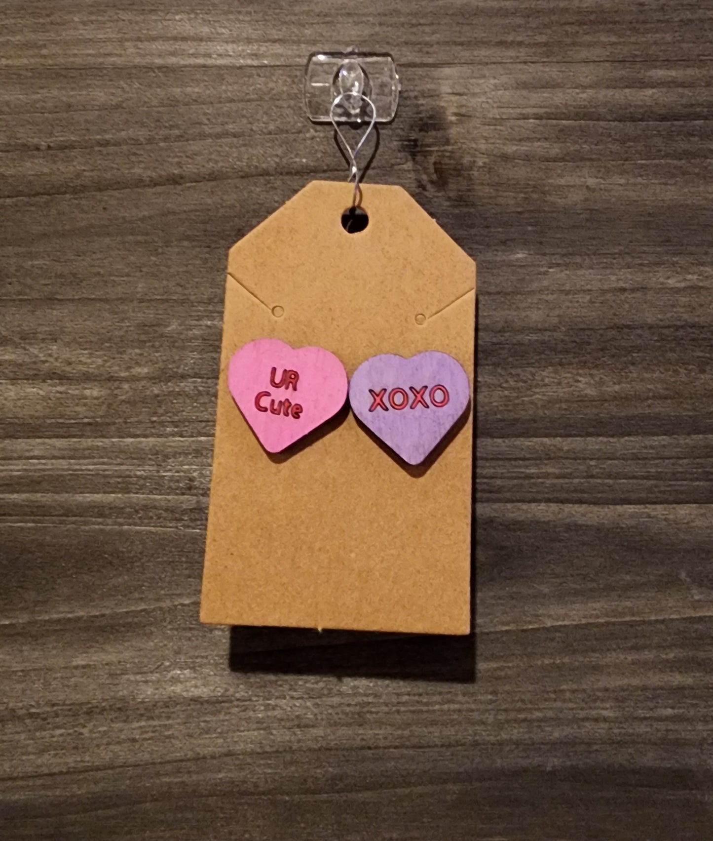 Conversation heart studs