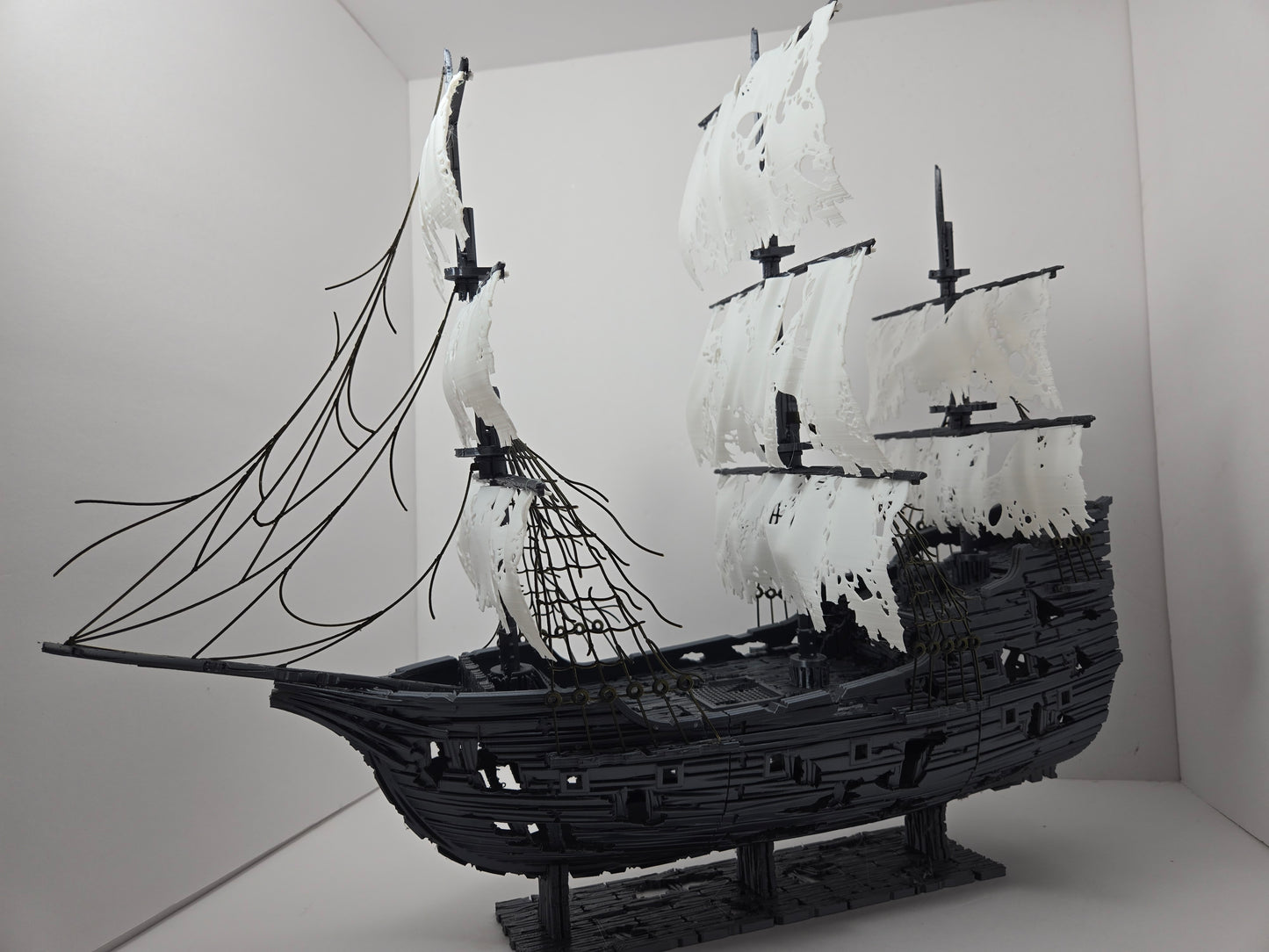 Ghost Pirate Ship 3D printed Model Kit