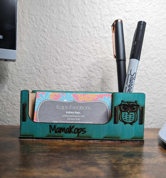 Business and pen holder