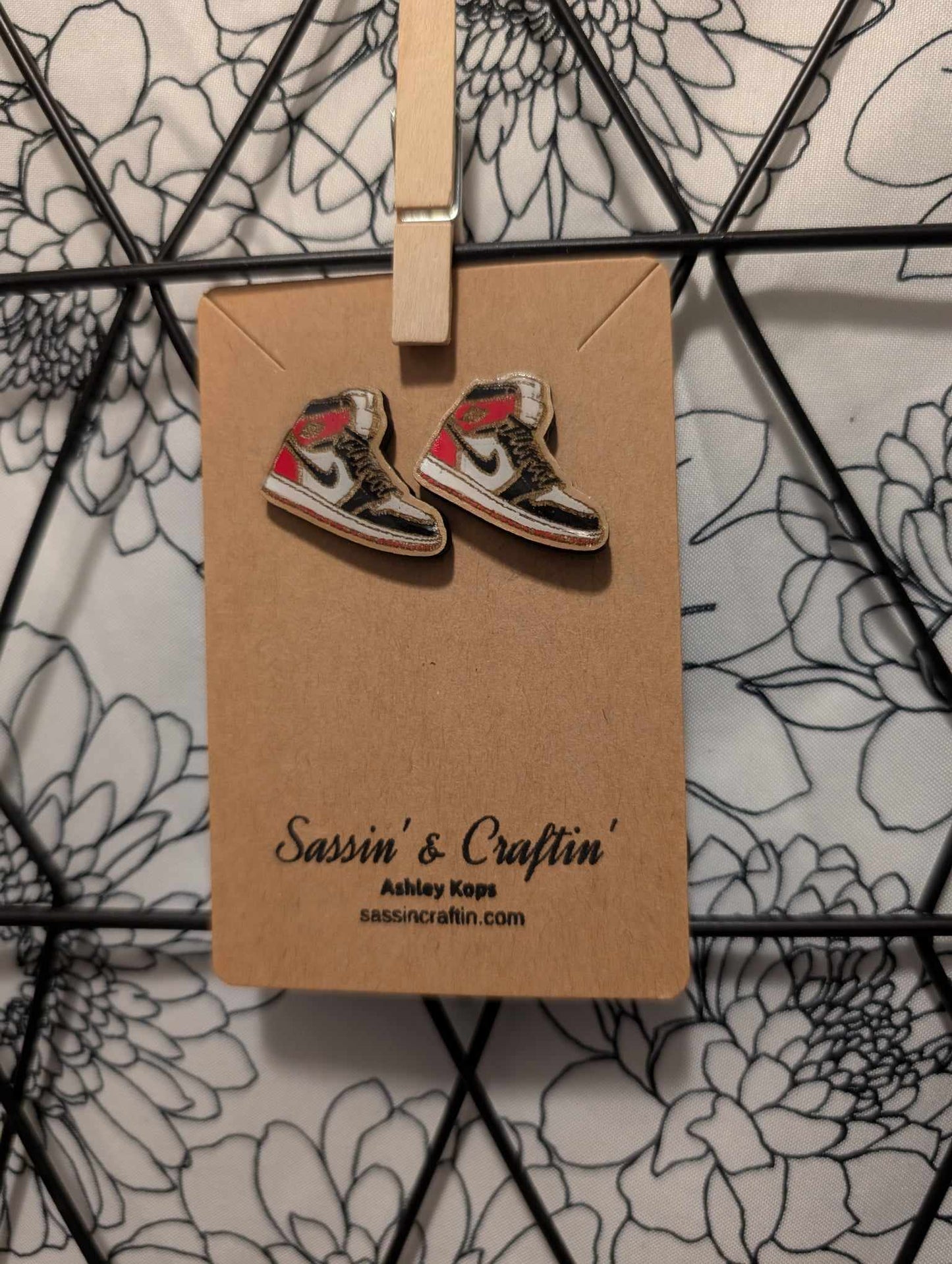 Sneaker 1 stud earrings