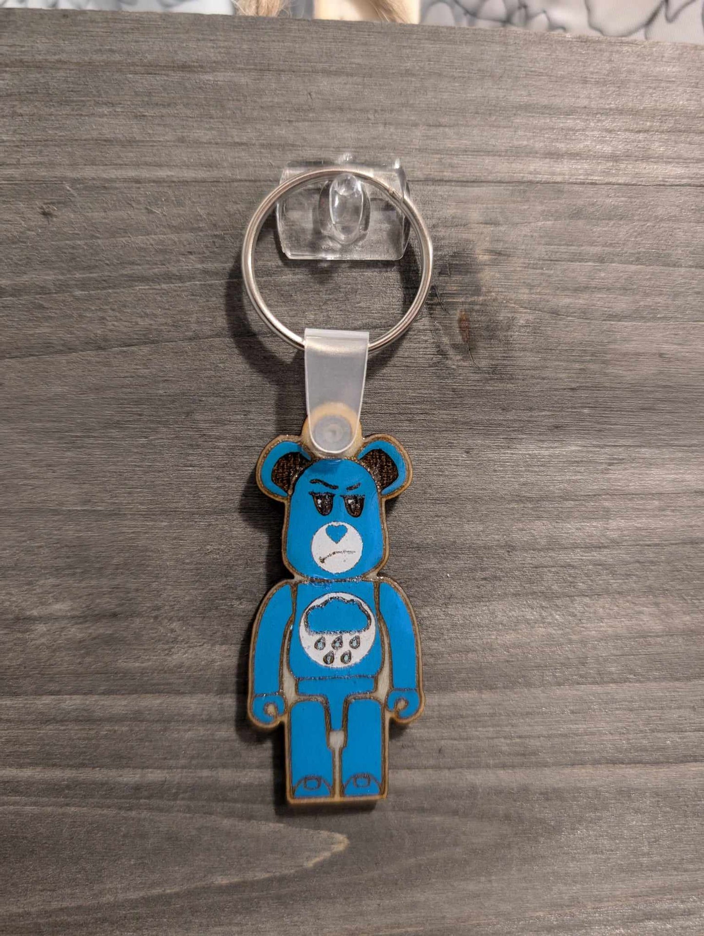 Blocky bear keychains