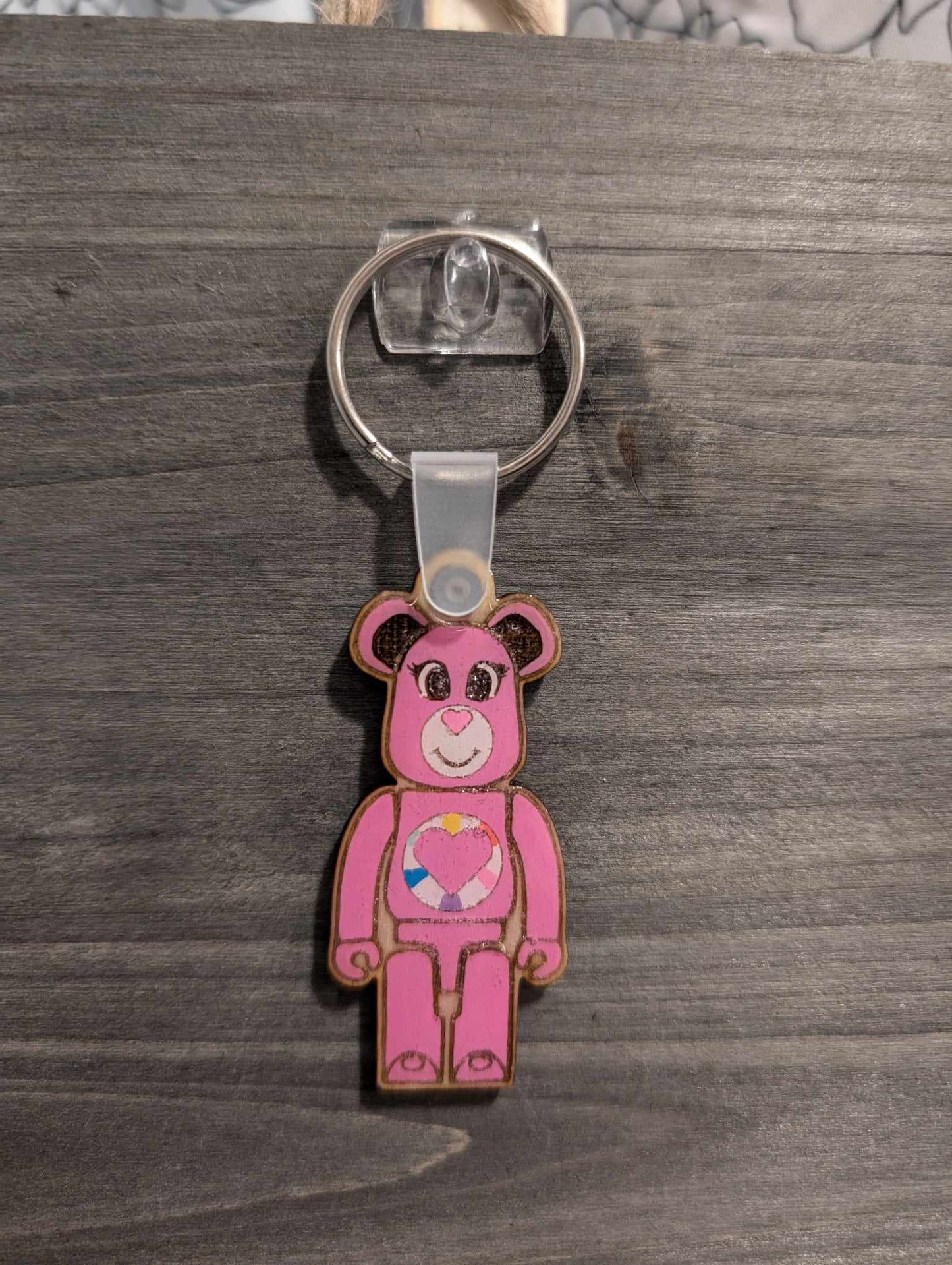 Blocky bear keychains