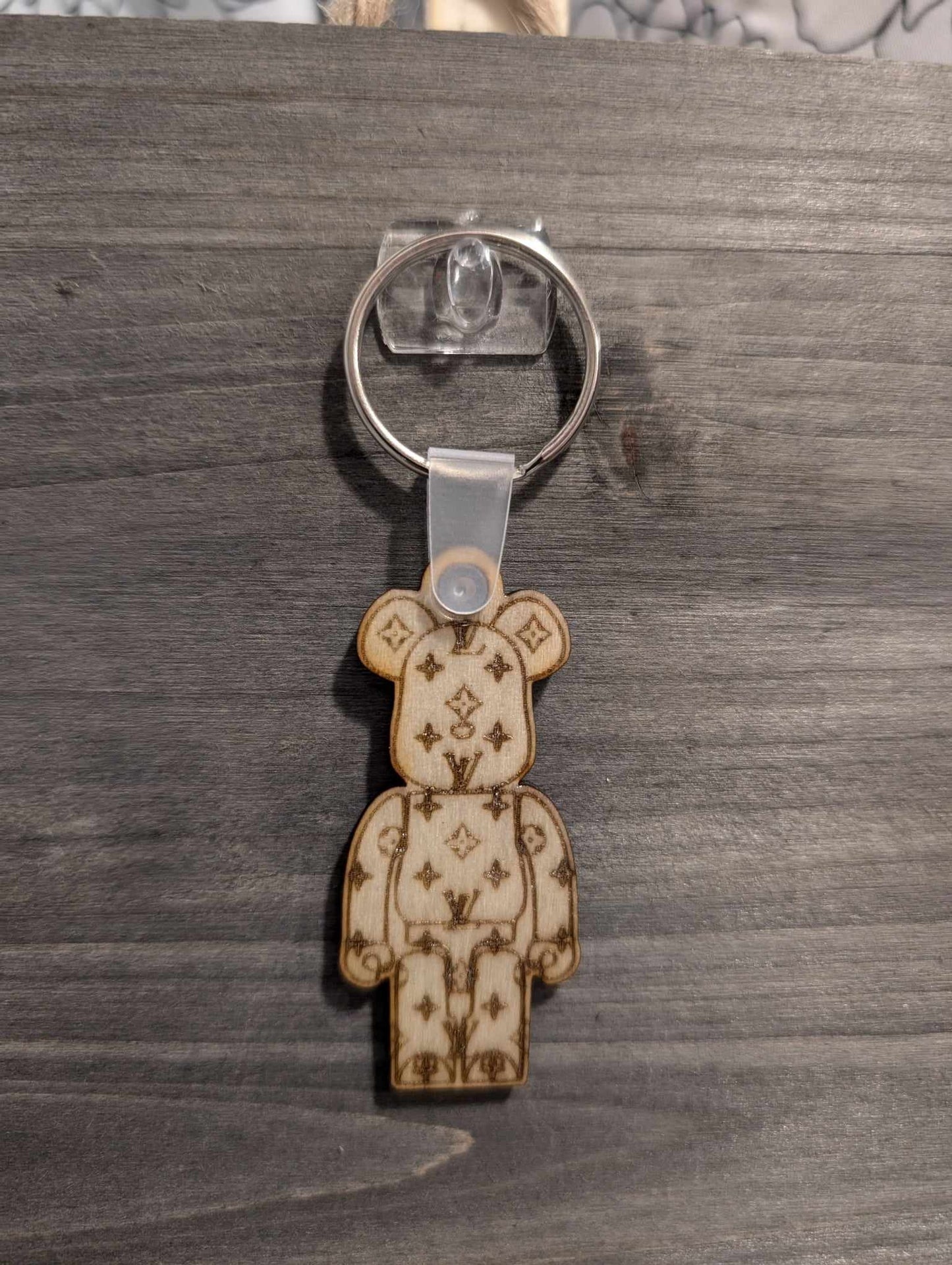 Blocky bear keychains