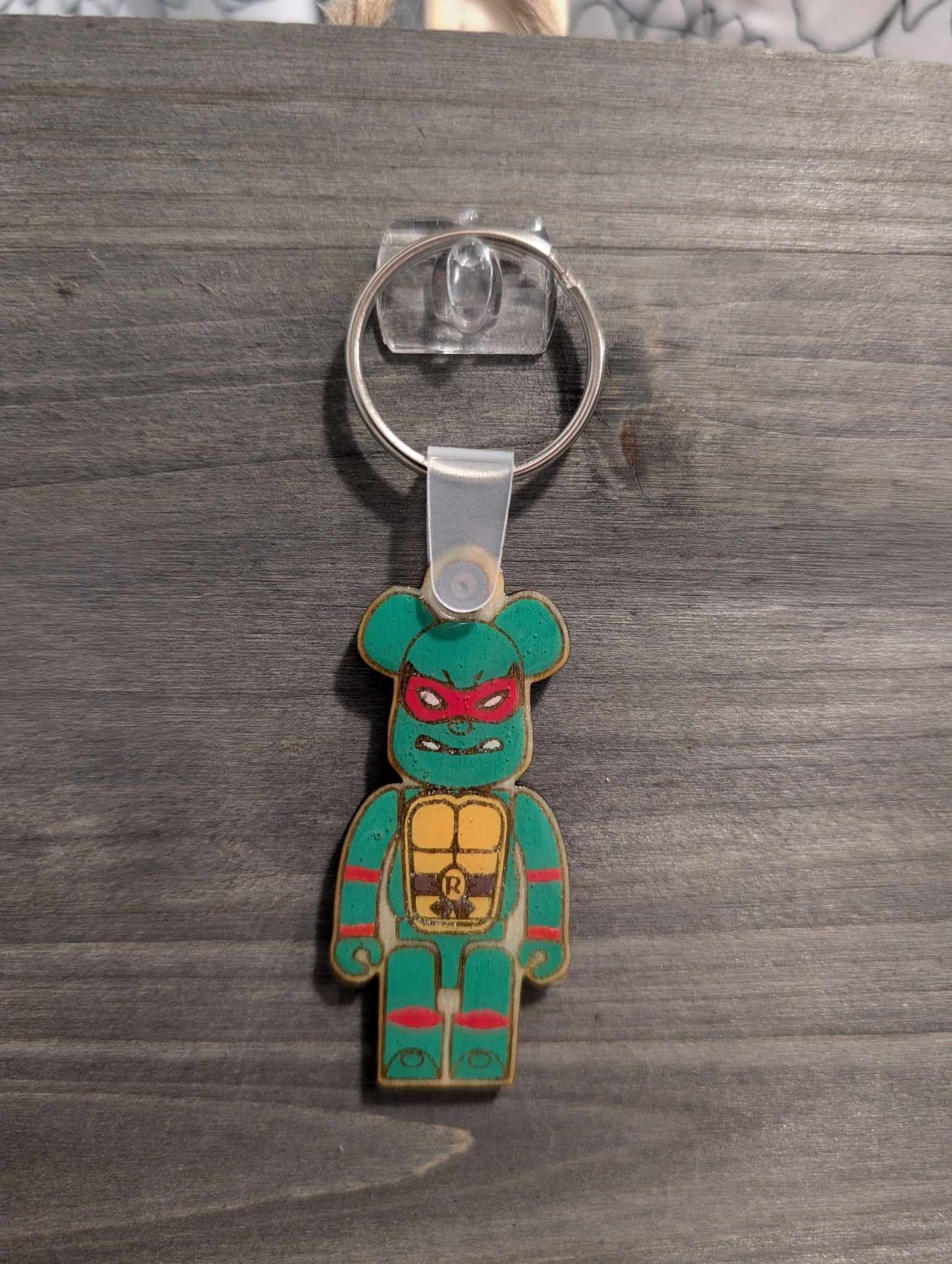 Blocky bear keychains