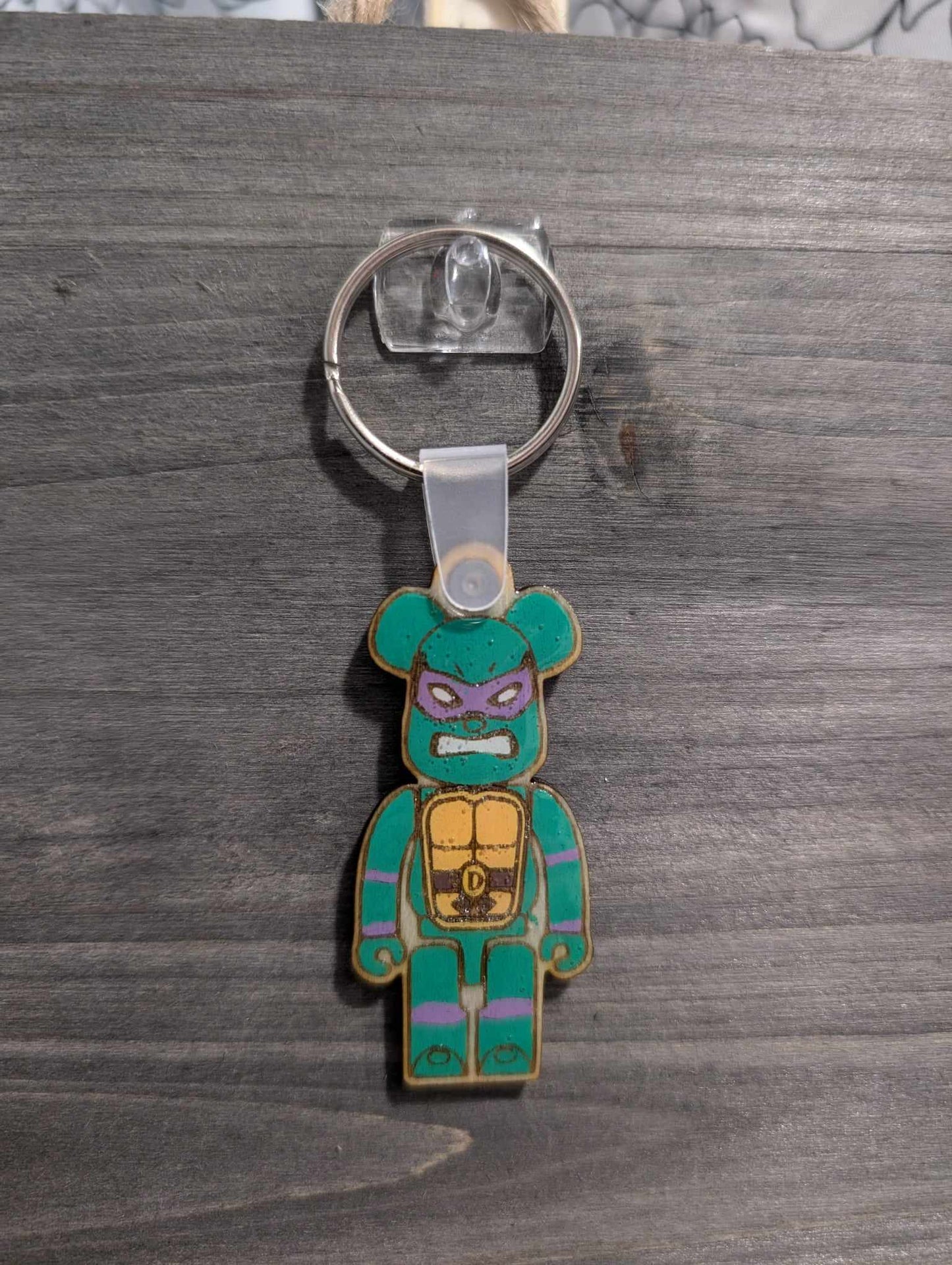 Blocky bear keychains