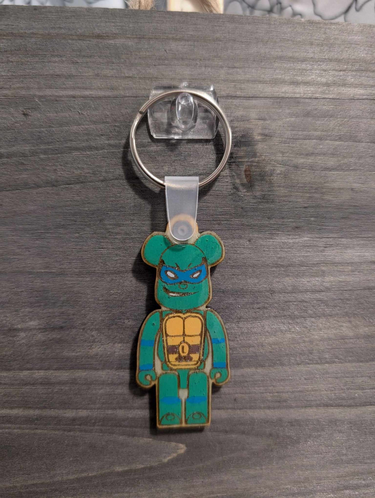 Blocky bear keychains