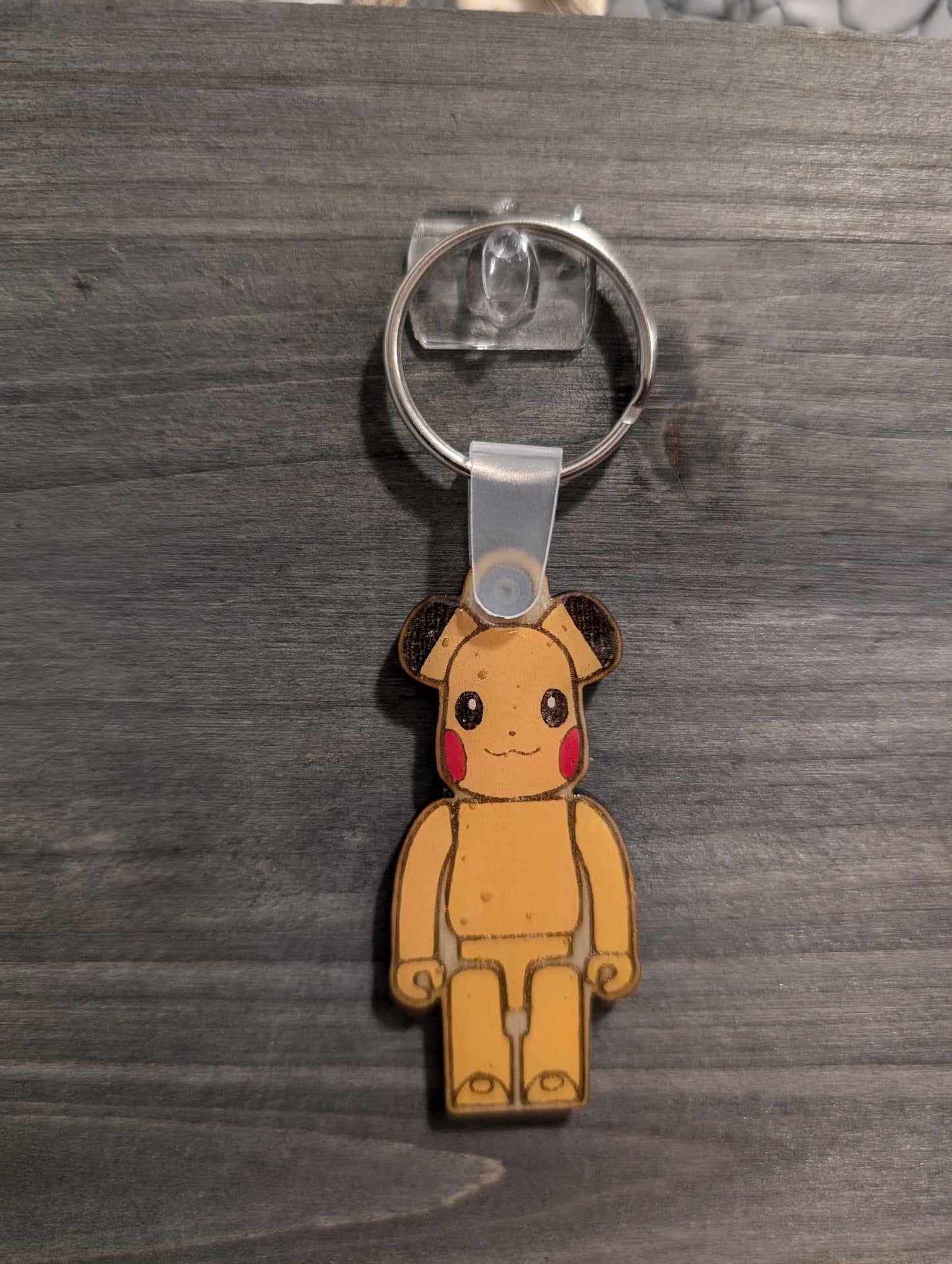 Blocky bear keychains