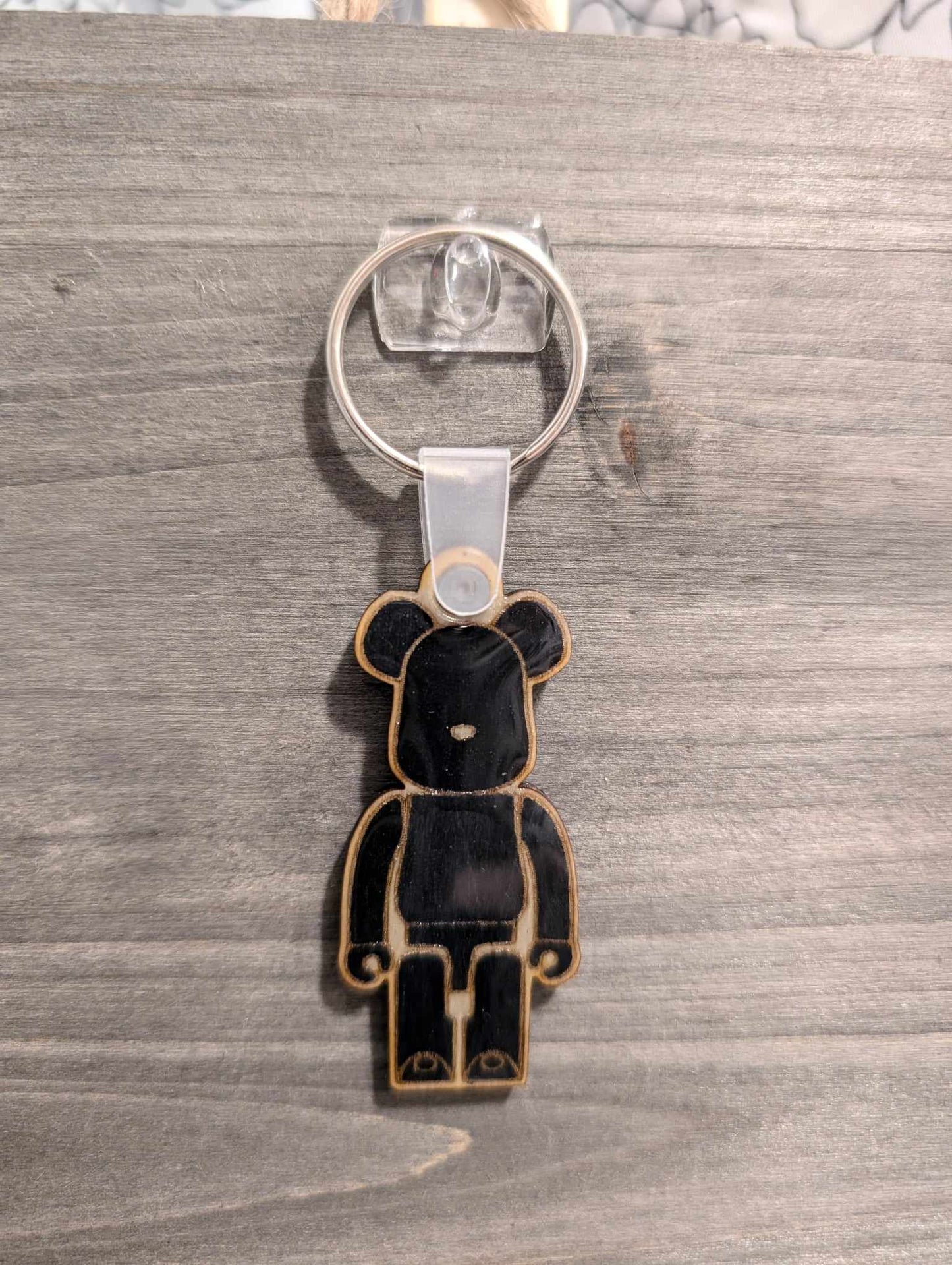 Blocky bear keychains