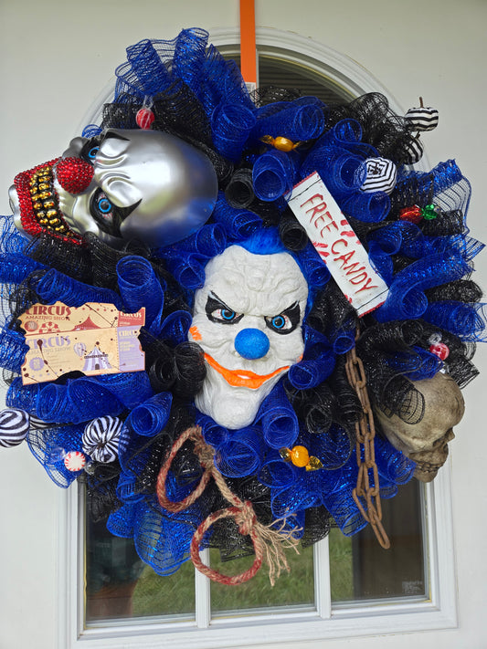 Clown Show wreath