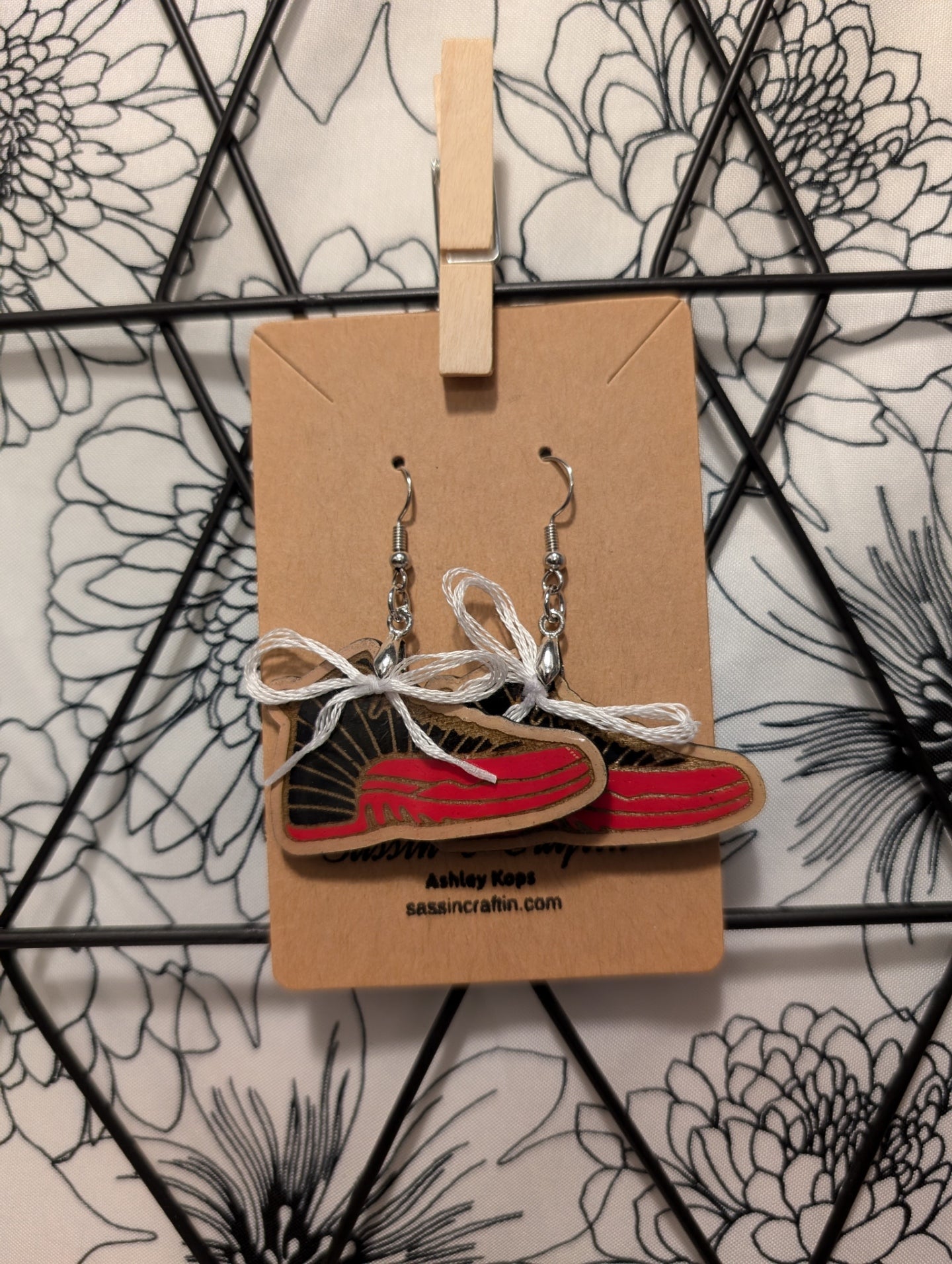 Sneaker 12 dangle earrings