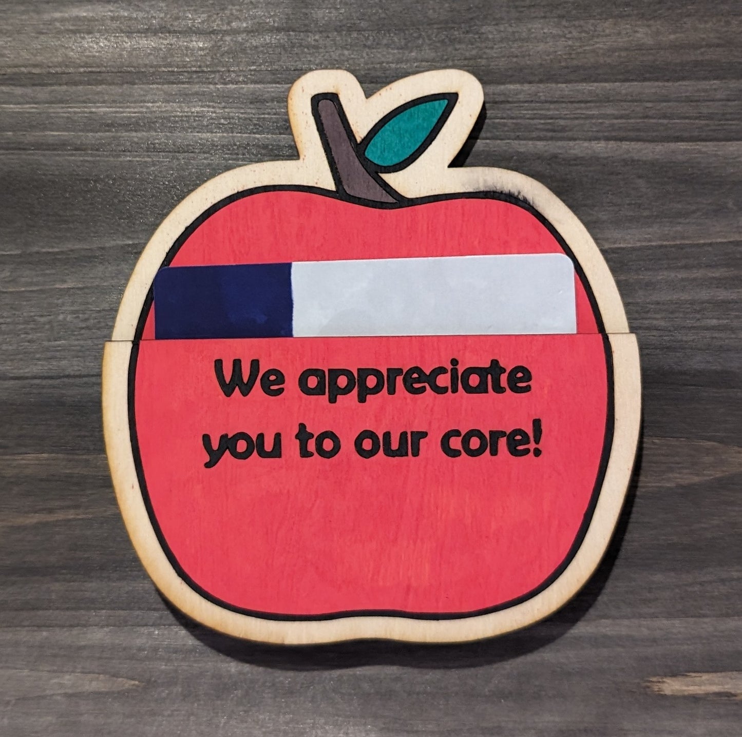 Apple gift card holder