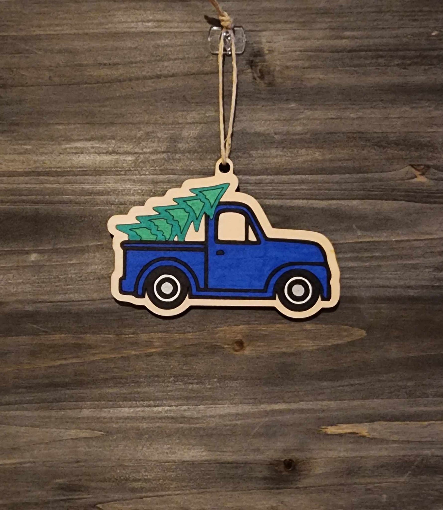 Blue Truck Ornament