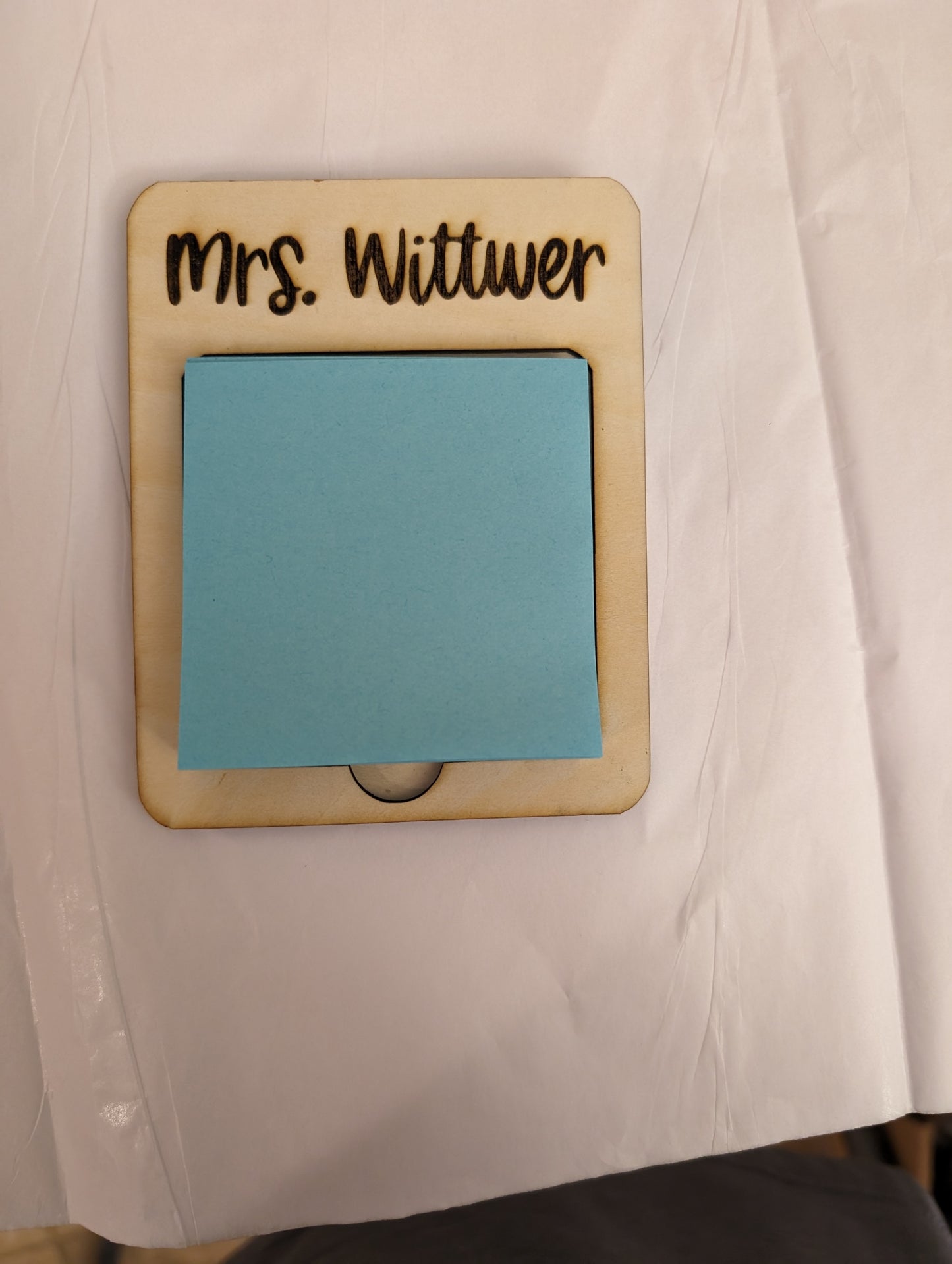 Sticky note holder