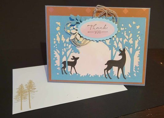 Deer Thank You card